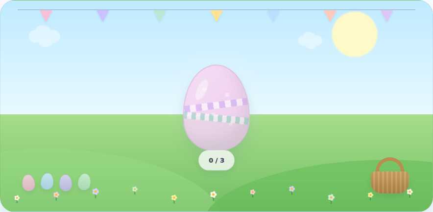 Three-Tap Chick Hatchery actual widget preview