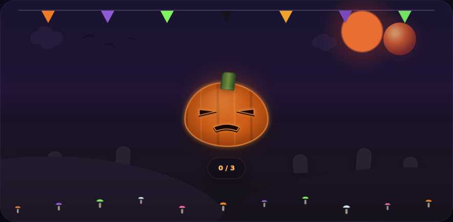 Three-Tap Pumpkin Crypt actual widget preview