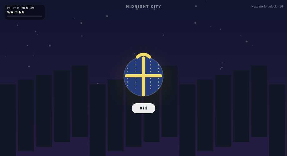Three-Tap New Year's Countdown Vault actual widget preview