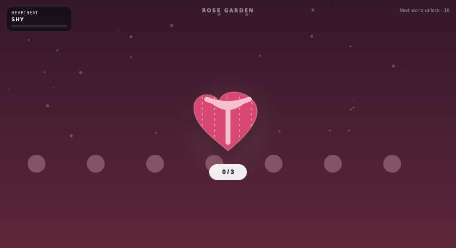 Three-Tap Valentine Love Vault actual widget preview