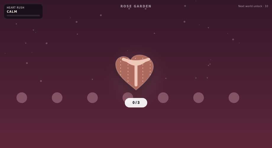 Three-Tap Valentine's Heart Vault actual widget preview